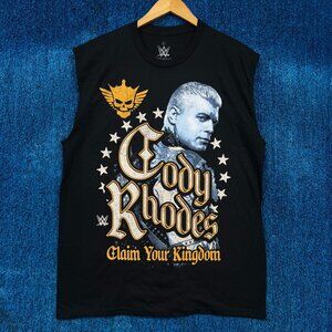 WWE Cody Rhodes Claim Your Kingdom Wrestling Tank Size Large